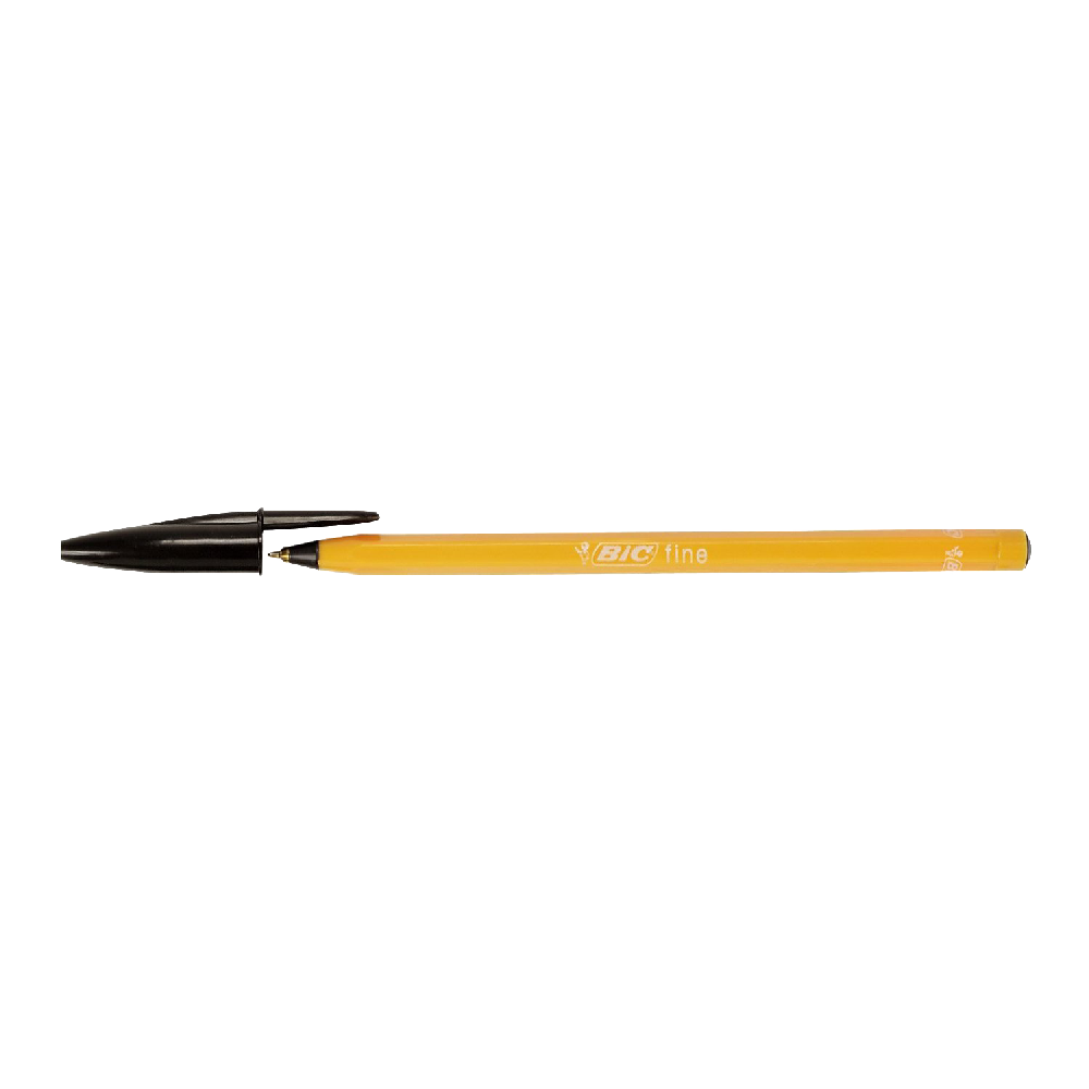BiC Cristal Fine Ball Pen Orange Green