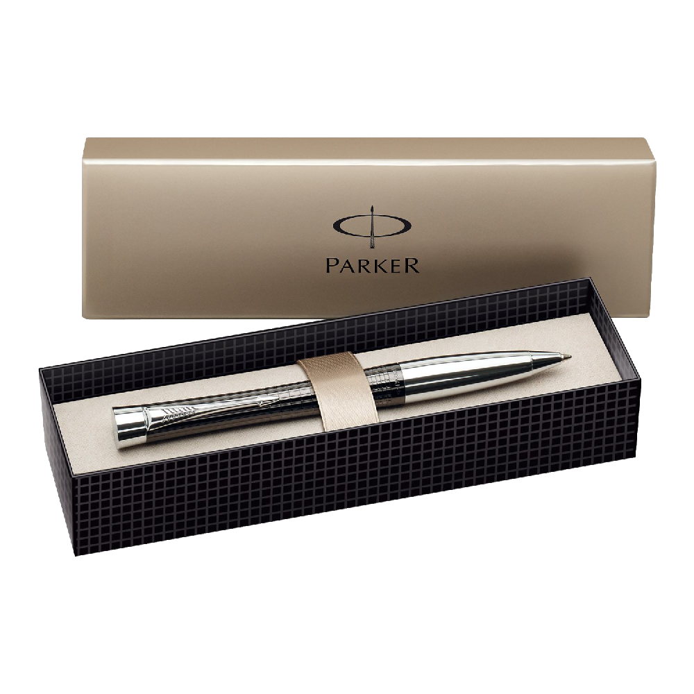 Parker Urban Metallic Chrome Trim Ball Pen Gift Boxed