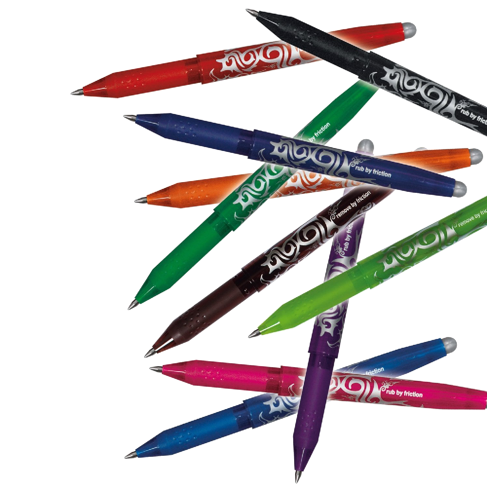 Pilot Frixion Erasable Rollerball Pack of 3 Black