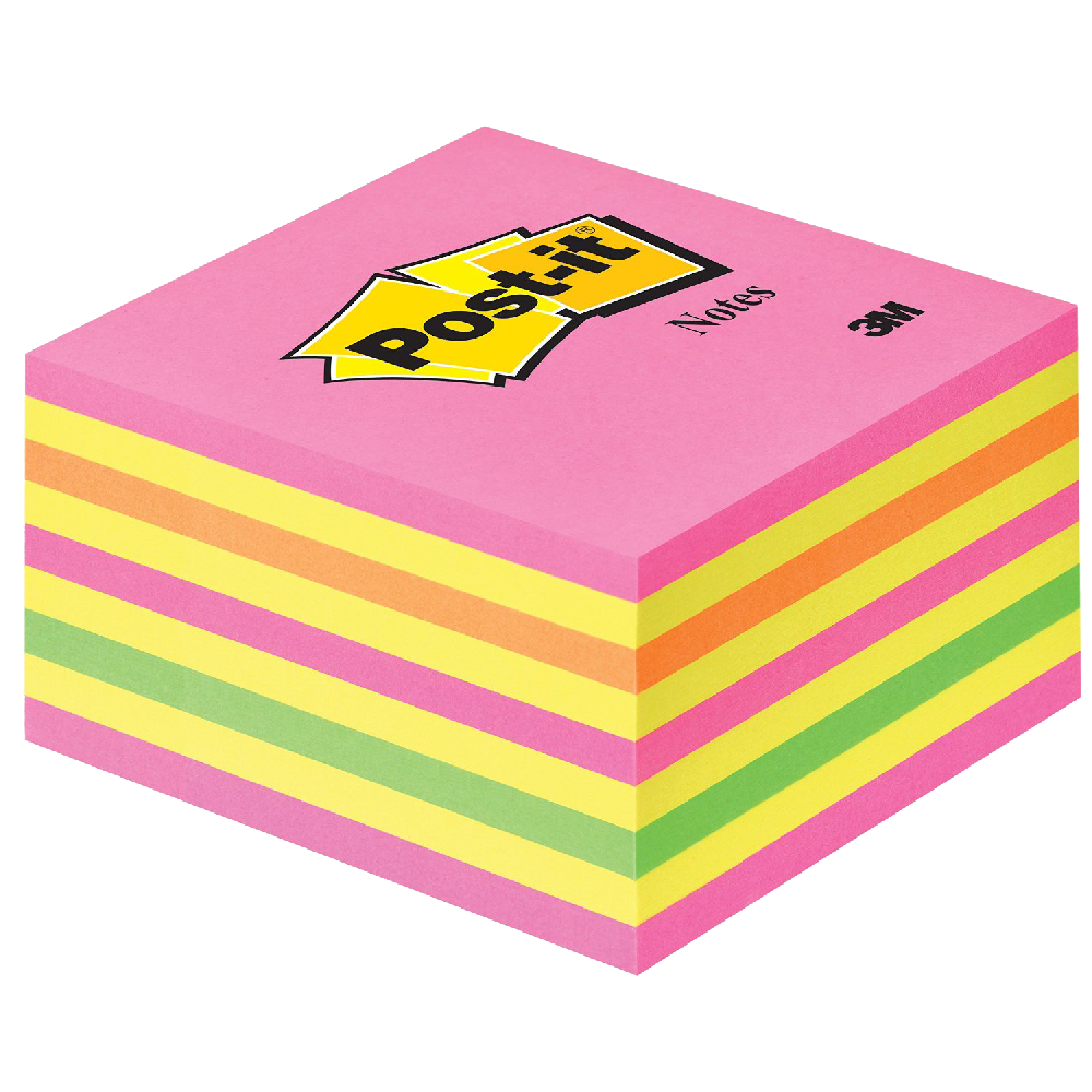 Post it Notes Canary Yellow 1 Cube 450 sheets 76 mm x 76 mm