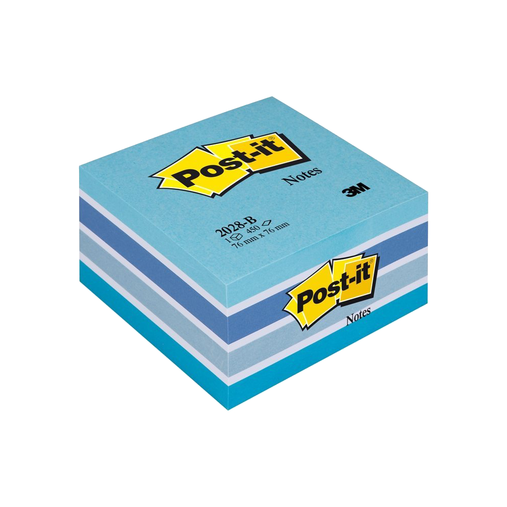 Post it Notes Canary Yellow 1 Cube 450 sheets 76 mm x 76 mm